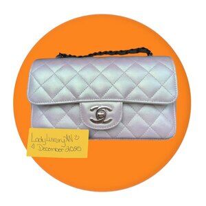 CHANEL Ivory Iridescent Mini